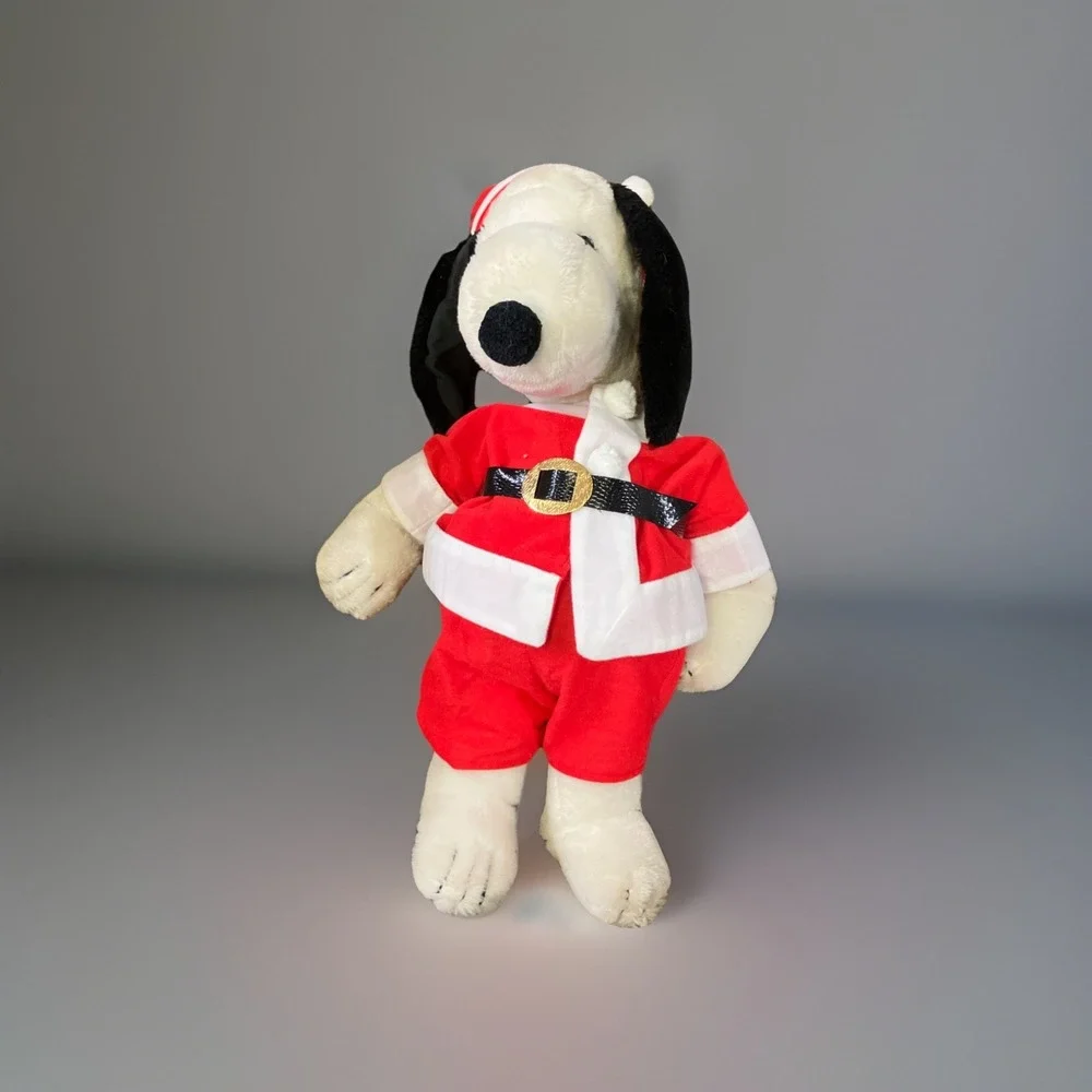 Dress Up Snoopy‎ Plush With Santa Costume